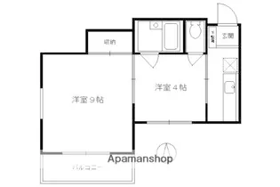 ドルチェ・シバタ【4B号室】の間取り