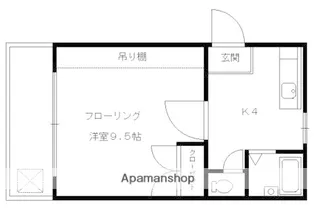 メゾン・ド・ビジュー【1階】の間取り
