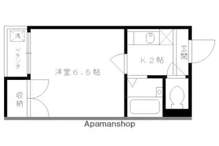FOURSEVEN八条口【601号室】の間取り