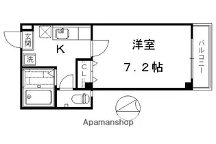 ヴィラ・パラディス東山【3階】の間取り