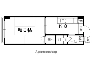 五条ミブマンション【405号室】の間取り