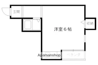 福野マンション【4階】の間取り