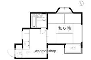 バンブーハイツ【102号室】の間取り