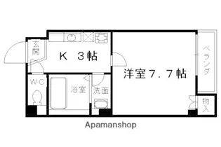 ピースフル京都【2階】の間取り