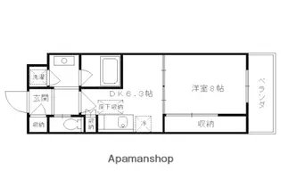 GRAND E’TERNA京都【9階】の間取り