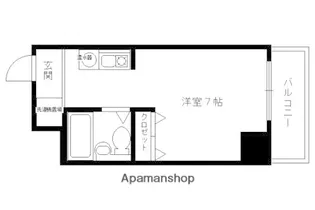 GLOIRE烏丸五条【11階】の間取り