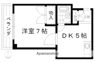 第2ヌヴェールハイツ【1階】の間取り