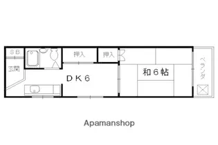 ヌヴェールハイツ【201号室】の間取り