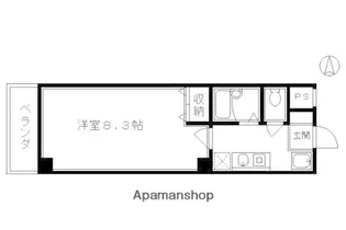 GLORIOUS KYOTO【7階】の間取り