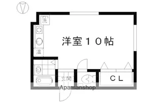 ルーム大森【3階】の間取り