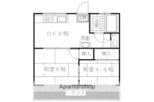 コーポ豊栄【205号室】の間取り
