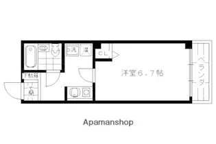 コーポラス竹内【2階】の間取り