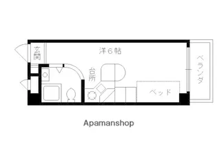(分譲)ラ・パルフェ・ド・レジェール【6階】の間取り