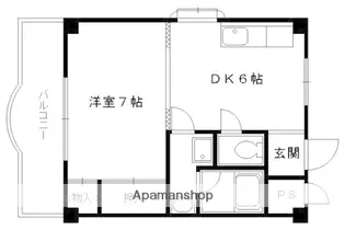 第二グレース安田【2階】の間取り