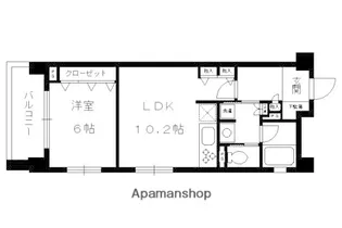 リーガル京都東本願寺前【4階】の間取り