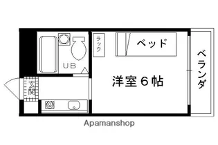 ブッダシュド【307号室】の間取り