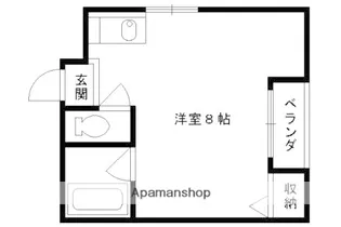 セザール京洛【2階】の間取り
