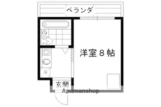 コーポHIRO【505号室】の間取り