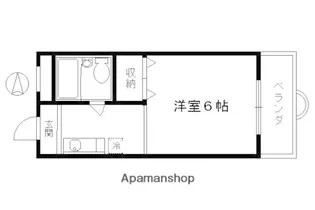 ハイム横山【4階】の間取り