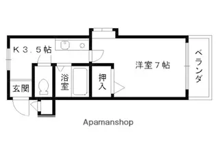 エスペランサ石原【3階】の間取り