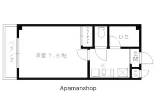 エメラルドヴィラハルミ【3階】の間取り