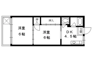 GSハイツ【202号室】の間取り
