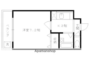 メゾンオンディーヌ【1階】の間取り