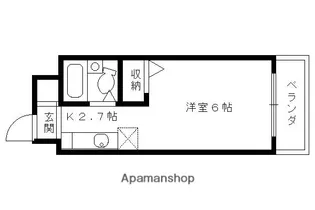 フルーヴコート【3階】の間取り