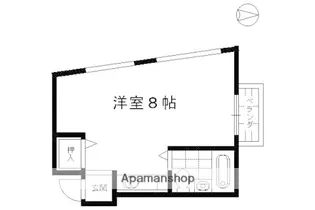 1Rの間取り画像