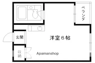 ABLE創久二人司【3階】の間取り