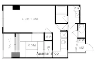 レトロマンションIV【5階】の間取り