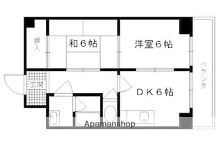 ラーク安田パートⅡ【2階】の間取り