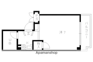 ハイツリバーサイド【302号室】の間取り