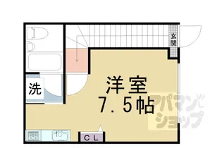 ロカ勧修【201号室】の間取り