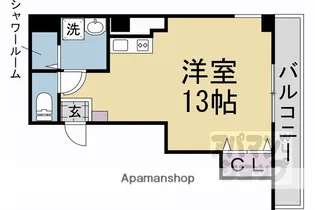 NAKANISHI FIRST BLD.【2C号室】の間取り
