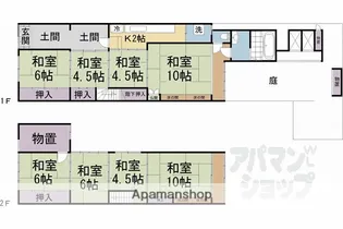 京都府京都市下京区辰巳町新町通七条上る【一戸建】の間取り