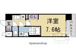 1Kの間取り画像