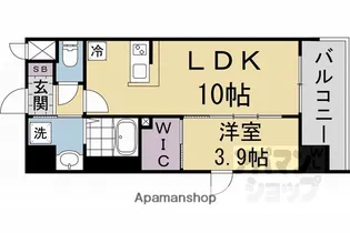 1LDKの間取り画像