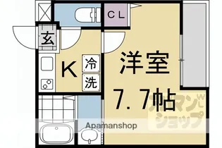 EN西ノ京二条【1階】の間取り