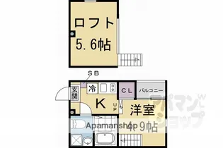 ハーモニーテラス豊後橋町A【103号室】の間取り