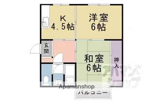 開田マンション【301号室】の間取り