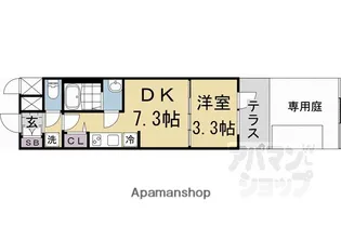 プレサンス十条凛華【116号室】の間取り