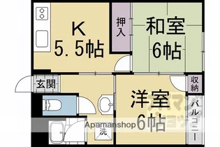 マンション北斗【302号室】の間取り