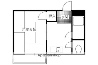 マンション皆栄【103号室】の間取り