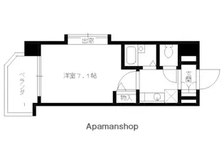 デ・リード烏丸西【7階】の間取り
