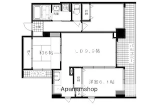 メゾン油小路【303号室】の間取り