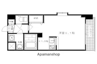 プレサンス京都五条大橋レジェンド【3階】の間取り