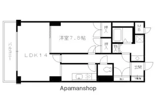 グランフォルム京都祇園【1階】の間取り
