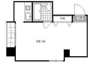 K・WARP【203号室】の間取り