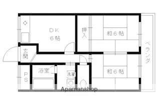 ハイツ山田【201号室】の間取り